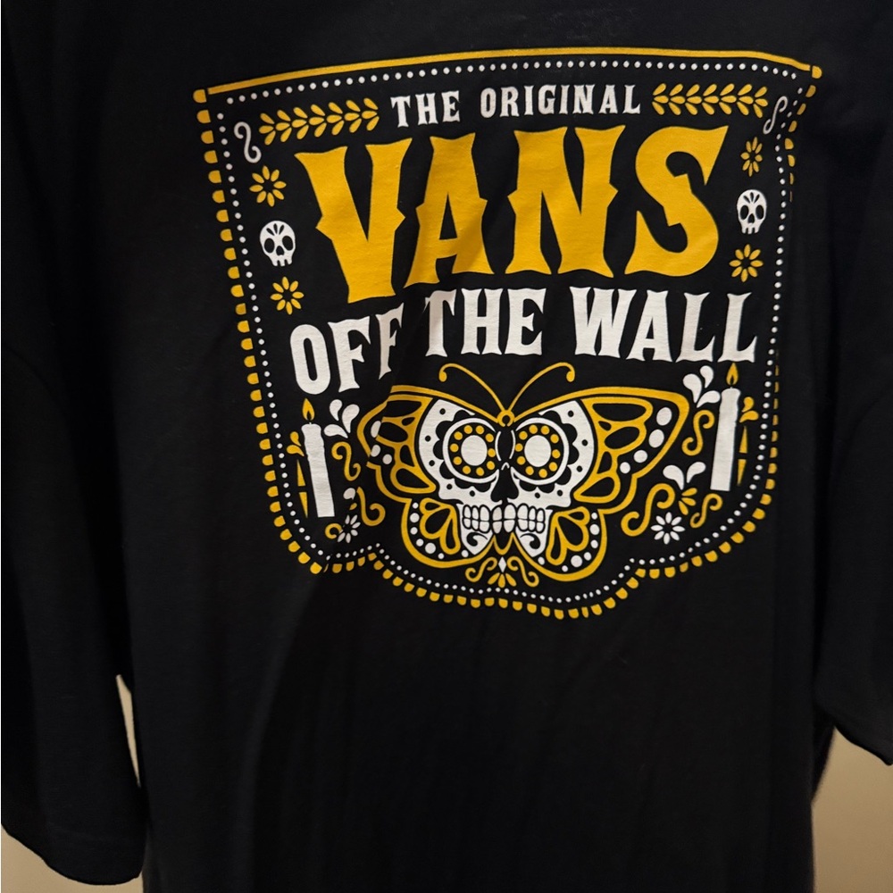 Vans Black and Brown Graphic Tee